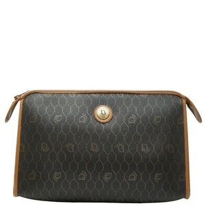 Dior Black and Brown Cosmetic Bag